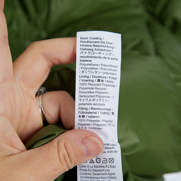 J.Crew Villa Puffer Coat with PrimaLoft in Utility Green Women's Medium - Picture 8 of 9